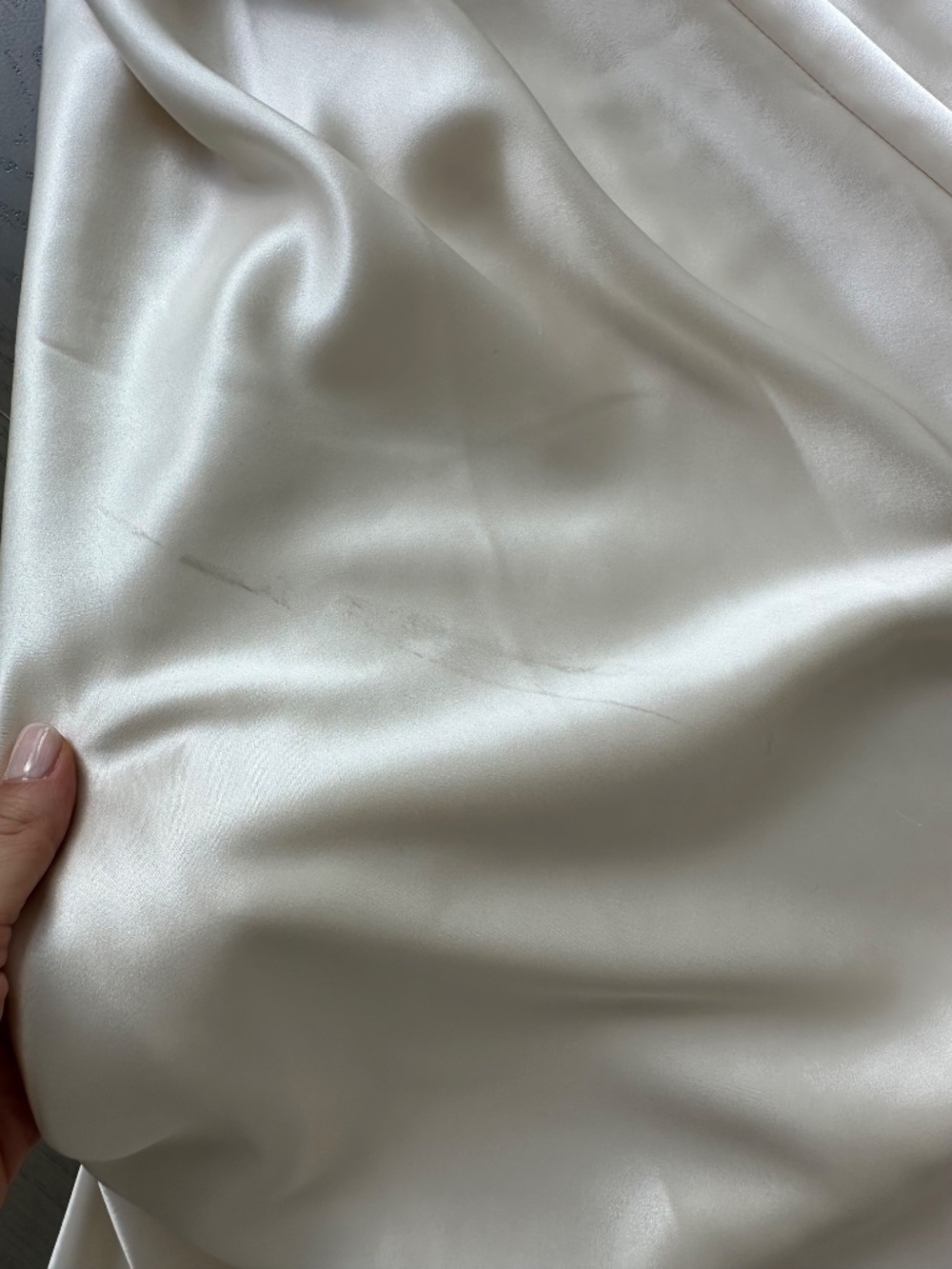 Reformation ROY Satin Wedding Dress Halter Gown Fior Di Latte Ivory With Tags 8 - Picture 7 of 15